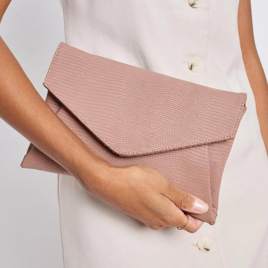 Genuine Leather Clutch/Crossbody Bag