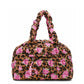 Quilted Leopard Rose Printed Duffle Bag
