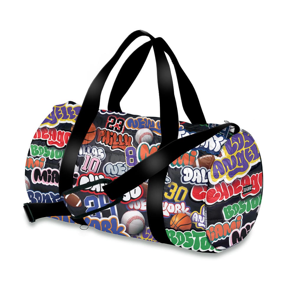 Boys Sports Puffer Duffle Bag