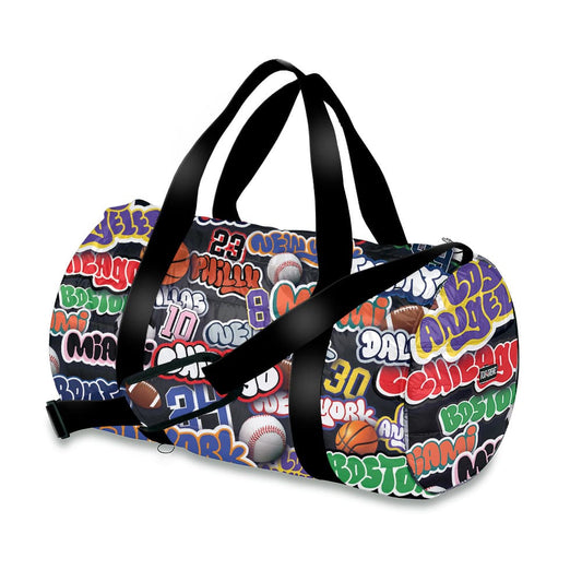 Boys Sports Puffer Duffle Bag