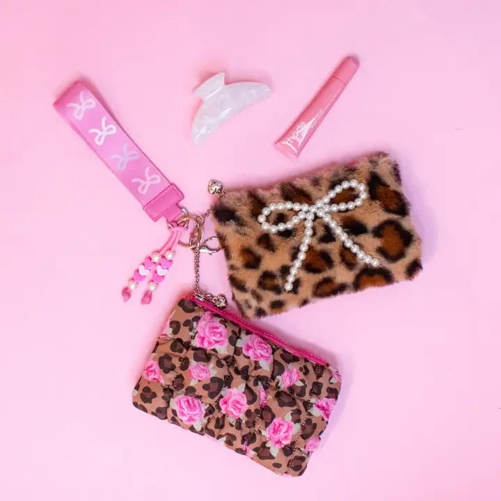 3-Piece Coin Purse Keychain Set