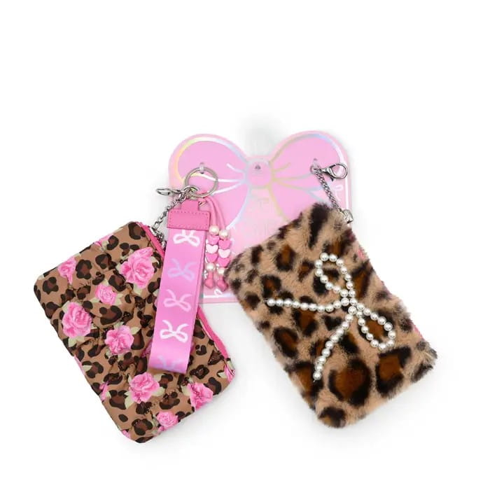 3-Piece Coin Purse Keychain Set