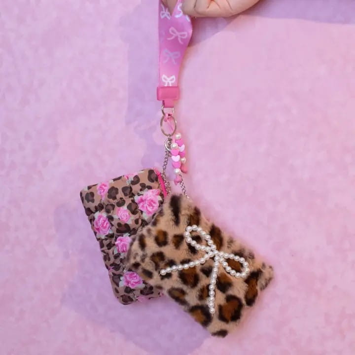 3-Piece Coin Purse Keychain Set