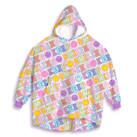 Kids Fuzzy Oversized Hoodie