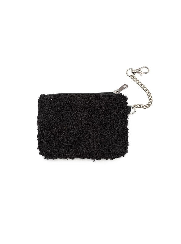 Crystal Embellished Keychain Pouch