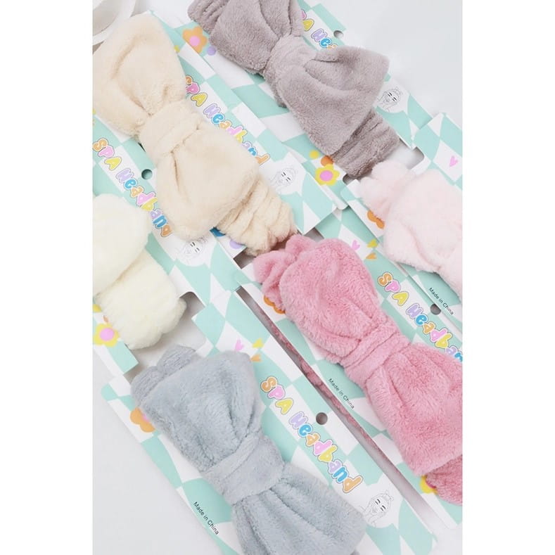Elastic Spa Bow Headband
