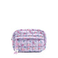 Quilted Floral Printed Pouch