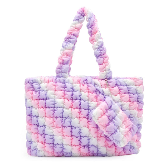 Kids Large Quilted Ombre Tote Bag