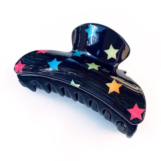 Large Multi Star Claw Clip