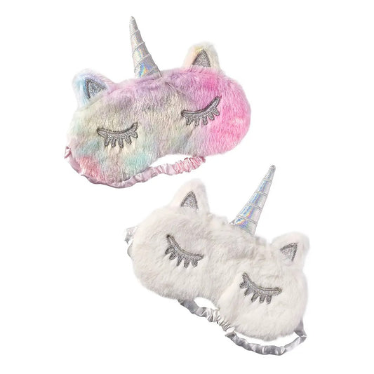 Kids Unicorn Furry Sleeper Mask
