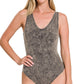 Women's Vintage Washed Bodysuit