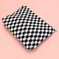 Checkered Makeup Bag