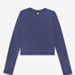 Kids Navy Blue Long Sleeve Fitted Tee