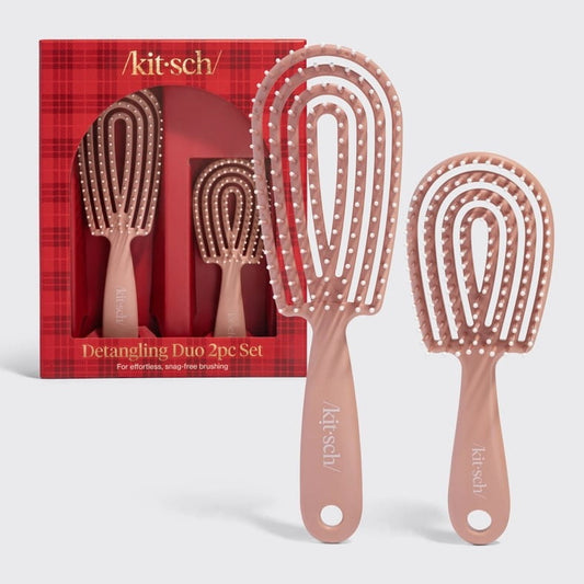 Kitsch Detangling Duo 2pc Brush Set