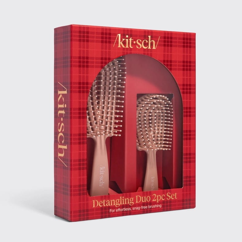 Kitsch Detangling Duo 2pc Brush Set