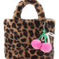 Kids Leopard Plush Mini Tote
