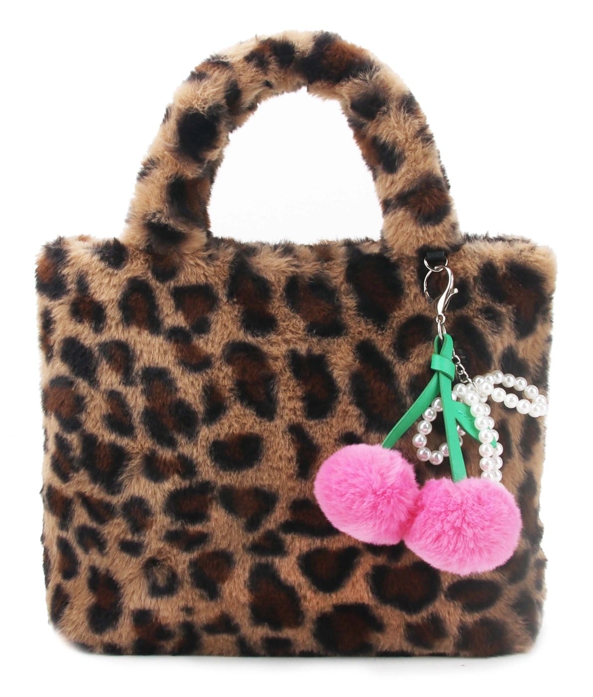 Kids Leopard Plush Mini Tote