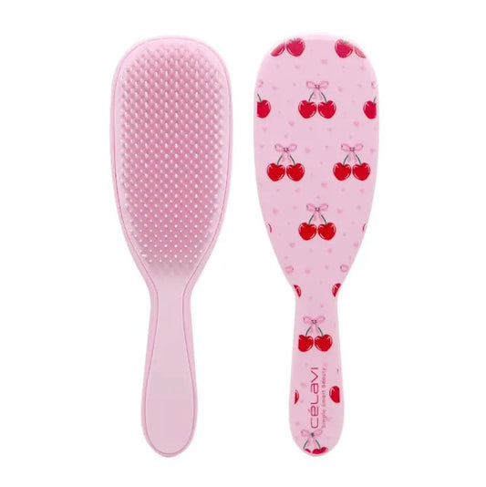 Detangling Brush with Cherry Design