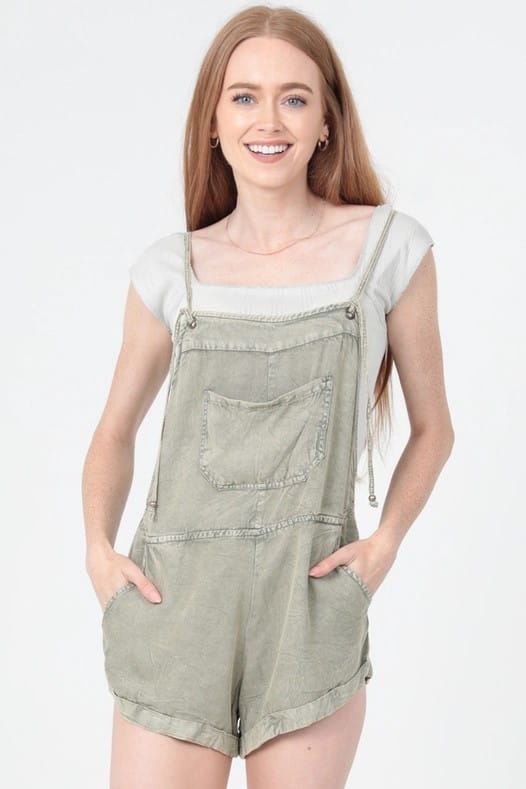 Women's Overall Shorts Romper
