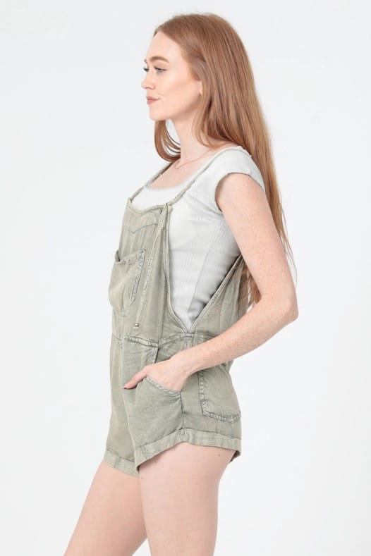 Women's Overall Shorts Romper