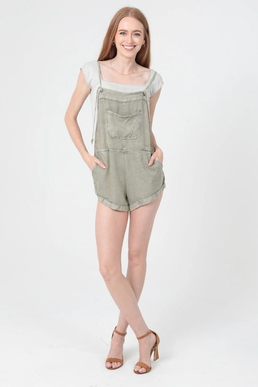 Women's Overall Shorts Romper