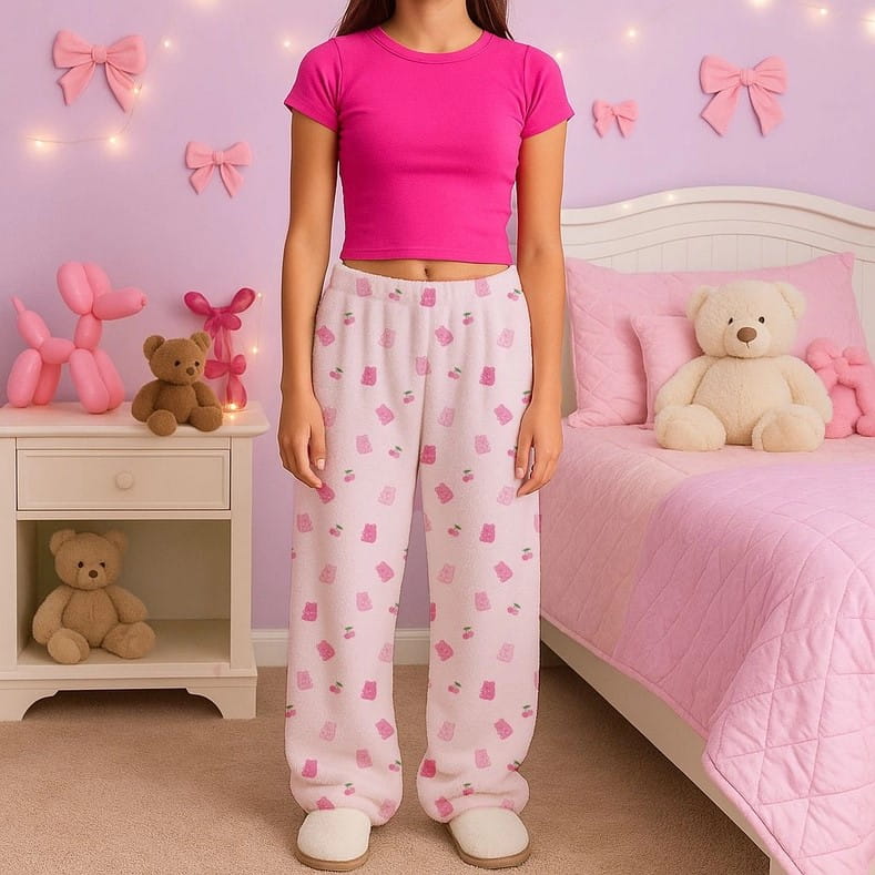 Kids Gummy Crush Fuzzy Lounge Pants