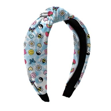 Kids 90's Print Knot Headband
