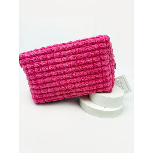 Soft Textured Cosmetic Bag