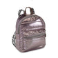 Kids Gunmetal Mini Puffer Backpack