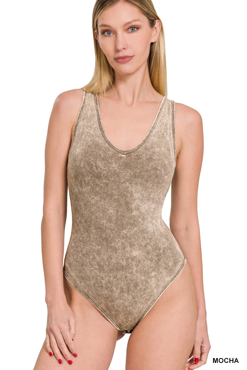 Women's Vintage Washed Bodysuit