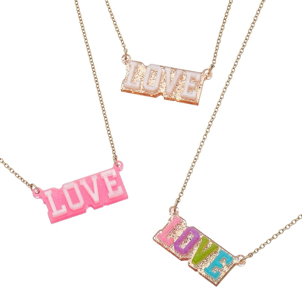 Kids Charm Word Necklaces