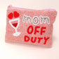 Mom Off Duty Seedbead Coin Purse/Pouch