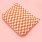 Checkered Makeup Bag