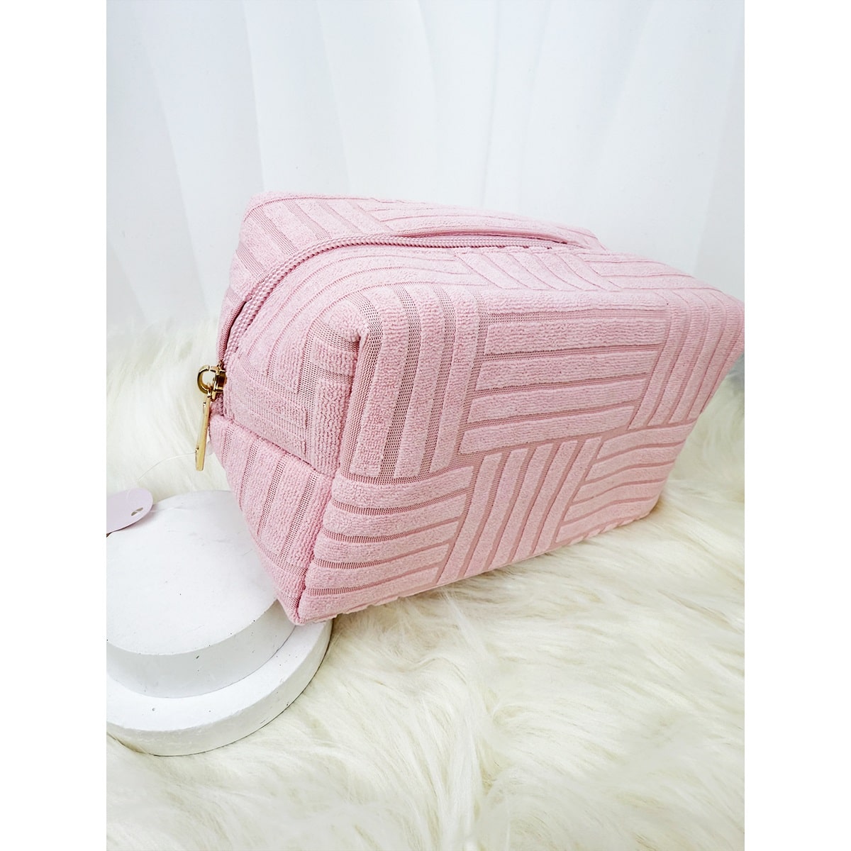 Light Pink Cosmetic Bag