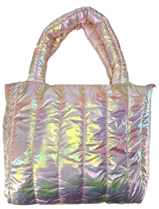 Pink Iridescent Tote
