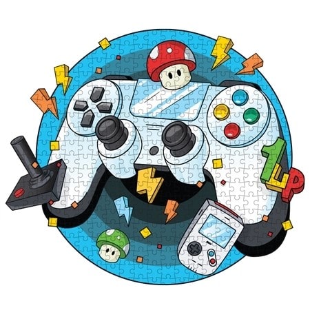 Glow in the Dark Gamer Puzzle