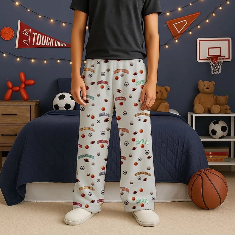 Kids All Star City Fuzzy Lounge Pants