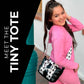 Kids Gunmetal Puffer Tiny Tote